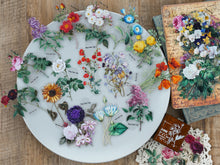 Load image into Gallery viewer, Knaid 100 Pieces Vintage Flower Stickers Set - Big 3.4" Waterproof Clear Botanical Floral Journaling Sticker for Scrapbooking Junk Journal Supplies Bullet Journals Planner Collage Laptop Paper Crafts