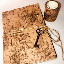 Load image into Gallery viewer, Knaid Vintage Washi Tape Set, Assorted 5 Rolls of Decorative Colored Masking Tapes for Scrapbooking, DIY Decor and Crafts, Bullet Journals, Planners, Junk Journal, Gift Wrapping