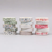 Load image into Gallery viewer, Knaid 40 Rolls of Slim Washi Tape Gift Box Set, Decorative Paper Tapes 10 mm Wide for Scrapbooking, DIY Arts and Crafts, Bullet Journal, Planner, Junk Journal, Notebooks (Pastel)
