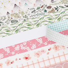 Load image into Gallery viewer, Knaid 40 Rolls of Slim Washi Tape Gift Box Set, Decorative Paper Tapes 10 mm Wide for Scrapbooking, DIY Arts and Crafts, Bullet Journal, Planner, Junk Journal, Notebooks (Pastel)