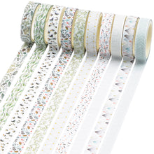 Load image into Gallery viewer, Knaid 40 Rolls of Slim Washi Tape Gift Box Set, Decorative Paper Tapes 10 mm Wide for Scrapbooking, DIY Arts and Crafts, Bullet Journal, Planner, Junk Journal, Notebooks (Pastel)
