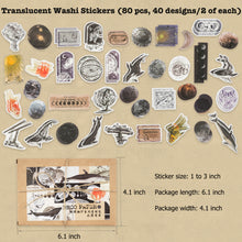 Load image into Gallery viewer, Knaid 200 Pieces Vintage Ephemera Pack Decoupage Paper Junk Journal Kit Scrapbook Planner Sticker Supplies for Art Journaling Bullet Journals Collage Craft Notebooks Album Crafter Gifts (Exploration)

