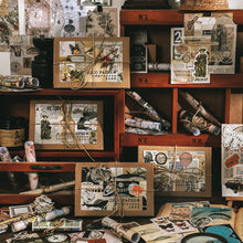 Load image into Gallery viewer, Knaid 200 Pieces Vintage Ephemera Pack Decoupage Paper Junk Journal Kit Scrapbook Planner Sticker Supplies for Art Journaling Bullet Journals Collage Craft Notebooks Album Crafter Gifts (Exploration)
