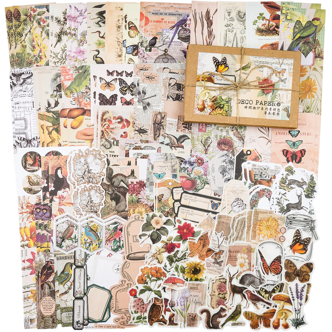 Junk Journal Scrapbooking Paper Combo Kits 400 Sheets