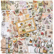 Load image into Gallery viewer, Knaid 200 Pieces Vintage Ephemera Pack Decoupage Paper Junk Journal Kit Scrapbook Planner Sticker Supplies for Art Journaling Bullet Journals Collage Craft Notebooks Album Crafter Gifts (Forest)
