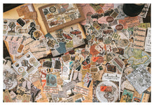 Load image into Gallery viewer, Knaid 200 Pieces Vintage Ephemera Pack Decoupage Paper Junk Journal Kit Scrapbook Planner Sticker Supplies for Art Journaling Bullet Journals Collage Craft Notebooks Album Crafter Gifts (World Memory)
