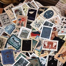 Load image into Gallery viewer, Vintage Postage Stamp Stickers Set (276 Pieces) - Botanical Deco Sticker for Scrapbooking, Bullet Journaling, Junk Journal, Planners, Bujo Travel Diary, Nature Plant Ephemera
