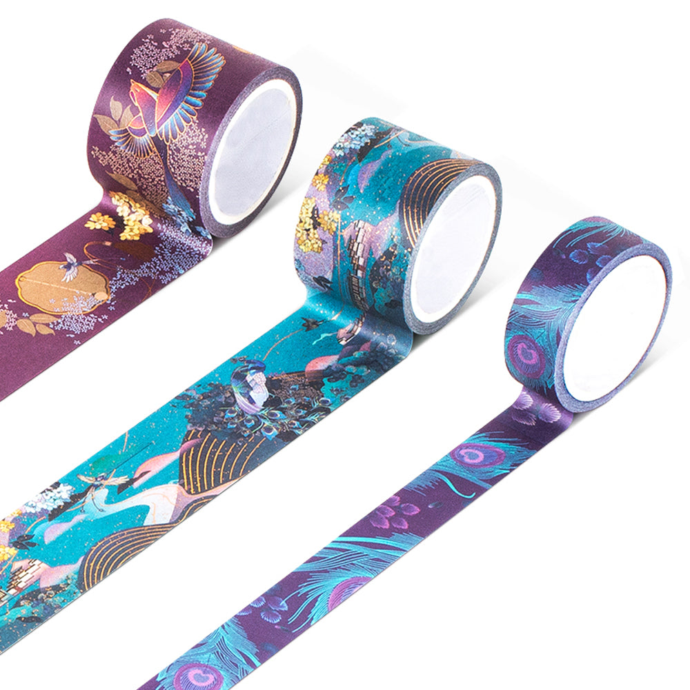 Decorative Planner Washi Tape, Color Masking Tape Set