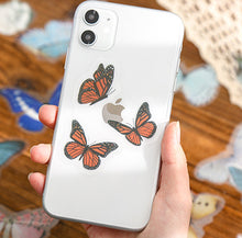 Load image into Gallery viewer, Knaid Butterfly Dragonfly Insects Stickers Set (240 Pieces) - PET Transparent Waterproof Decorative Decals for Scrapbook DIY Crafts Album Bullet Journal Planner Water Bottles Phone Cases Laptops
