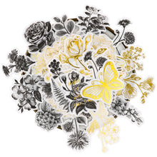 Load image into Gallery viewer, Knaid Botanical Large Gold Foil Stickers Set (120 Pieces) - Flower and Leaves Washi Sticker for Scrapbooking, Kid DIY Arts Crafts, Album, Bullet Journaling, Planners, Calendars and Notebook
