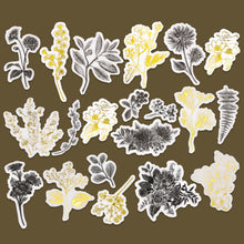 Load image into Gallery viewer, Knaid Botanical Large Gold Foil Stickers Set (120 Pieces) - Flower and Leaves Washi Sticker for Scrapbooking, Kid DIY Arts Crafts, Album, Bullet Journaling, Planners, Calendars and Notebook
