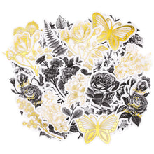 Load image into Gallery viewer, Knaid Botanical Large Gold Foil Stickers Set (120 Pieces) - Flower and Leaves Washi Sticker for Scrapbooking, Kid DIY Arts Crafts, Album, Bullet Journaling, Planners, Calendars and Notebook
