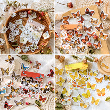 Load image into Gallery viewer, Knaid Butterfly Stickers Set (360 Pieces) - Decorative Colorful Assorted Insects Decals for Scrapbooking DIY Arts Crafts Album Bullet Journals Junk Journal Planners Water Bottles Phone Cases Laptops
