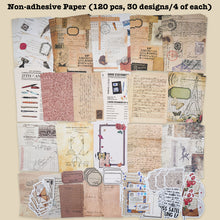 Load image into Gallery viewer, Knaid 260 Pieces Vintage Ephemera Pack Junk Journal Kit Scrapbook Supplies Decoupage Paper Sticker Material for Art Journaling Bullet Journals Planners Collage Craft Notebooks Album Crafter Gifts (Art Life)
