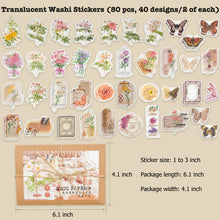 Load image into Gallery viewer, Knaid 260 Pieces Vintage Ephemera Pack Junk Journal Kit Scrapbook Supplies Decoupage Paper Sticker Material for Art Journaling Bullet Journals Planners Collage Craft Notebooks Album Crafter Gifts (Flower)
