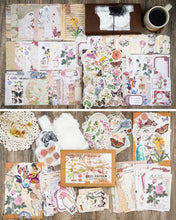 Load image into Gallery viewer, Knaid 260 Pieces Vintage Ephemera Pack Junk Journal Kit Scrapbook Supplies Decoupage Paper Sticker Material for Art Journaling Bullet Journals Planners Collage Craft Notebooks Album Crafter Gifts (Flower)
