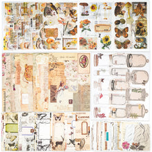Load image into Gallery viewer, Knaid Junk Journal Kit Vintage Ephemera Bundle Scrapbook Supplies Sticker Paper Material Pack for Art Journaling Bullet Journals Planners Collage Craft Notebooks Decoupage Album Crafter Gifts (Garden)
