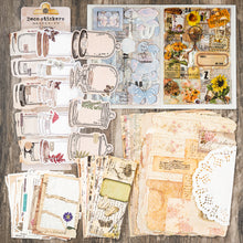 Load image into Gallery viewer, Knaid Junk Journal Kit Vintage Ephemera Bundle Scrapbook Supplies Sticker Paper Material Pack for Art Journaling Bullet Journals Planners Collage Craft Notebooks Decoupage Album Crafter Gifts (Garden)
