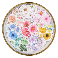 Load image into Gallery viewer, Knaid Flower Stickers Set (360 Pieces) Decorative Assorted Floral Sticker for Scrapbooking Planner Bullet Journals Supplies
