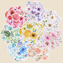 Load image into Gallery viewer, Knaid Flower Stickers Set (360 Pieces) Decorative Assorted Floral Sticker for Scrapbooking Planner Bullet Journals Supplies
