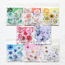 Load image into Gallery viewer, Knaid Flower Stickers Set (360 Pieces) Decorative Assorted Floral Sticker for Scrapbooking Planner Bullet Journals Supplies
