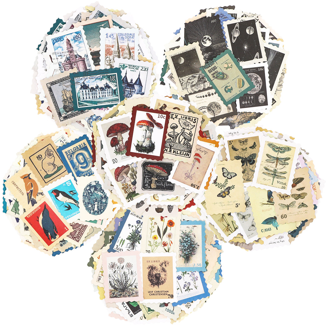 Vintage Stamp Stickers for Bullet Journals & Planners – Winterfield Studios