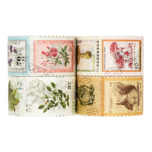 Load image into Gallery viewer, Knaid Postage Stamp Washi Tapes - 4 Pack of Decorative Stamp Stickers for Scrapbooking, Kid DIY Arts Crafts, Album, Bullet Journaling, Junk Journal, Planners, Calendars and Notebook
