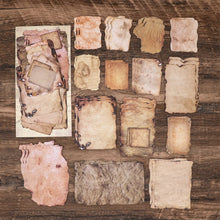 Load image into Gallery viewer, Knaid Antique Looking Scrapbook Stickers (90 Pieces) Vintage Aged Paper Design Old Fashion Decorative Sticker for Planner, Bullet Journaling, Junk Journal, Retro Crafts, Decoupage Stationary Supplies
