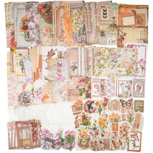 Load image into Gallery viewer, Knaid 200 Pieces Vintage Ephemera Bundle Junk Journal Kit Scrapbook Supplies Paper Sticker Material Pack for Art Journaling Bullet Journals Planners Collage Craft Notebooks Decoupage Album Crafter Gifts (Cottagecore)
