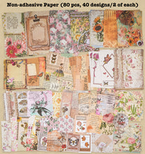 Load image into Gallery viewer, Knaid 200 Pieces Vintage Ephemera Bundle Junk Journal Kit Scrapbook Supplies Paper Sticker Material Pack for Art Journaling Bullet Journals Planners Collage Craft Notebooks Decoupage Album Crafter Gifts (Cottagecore)
