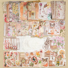 Load image into Gallery viewer, Knaid 200 Pieces Vintage Ephemera Bundle Junk Journal Kit Scrapbook Supplies Paper Sticker Material Pack for Art Journaling Bullet Journals Planners Collage Craft Notebooks Decoupage Album Crafter Gifts (Cottagecore)
