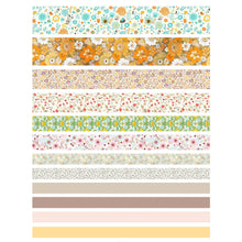 Load image into Gallery viewer, Knaid Vintage Floral Washi Tape Set, 12 Rolls of Decorative Solid Color Paper Tapes for Scrapbooking, DIY Arts and Crafts, Bullet Journal, Planner, Junk Journal, Gift Wrapping
