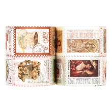 Load image into Gallery viewer, Knaid Postage Stamp Washi Tapes - 4 Pack of Decorative Stamp Stickers for Scrapbooking, Kid DIY Arts Crafts, Album, Bullet Journaling, Junk Journal, Planners, Calendars and Notebook
