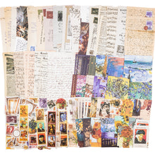Load image into Gallery viewer, Knaid Vintage Scrapbook Supplies Pack (200 Pieces) for Art Journaling Bullet Junk Journal Planners DIY Paper Stickers Craft Kits Notebook Collage Album Aesthetic Cottagecore Picture Frames (Artistic)
