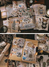Load image into Gallery viewer, Knaid Vintage Scrapbook Supplies Pack (200 Pieces) for Art Journaling Bullet Junk Journal Planners DIY Paper Stickers Craft Kits Notebook Collage Album Aesthetic Cottagecore Picture Frames (Nature)
