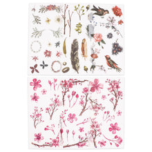 Load image into Gallery viewer, Knaid Watercolor Birds and Flowers Stickers Set - Decorative Sticker for Scrapbooking, Kid DIY Arts Crafts, Album, Bullet Journaling, Junk Journal, Planners, Calendars and Notebook
