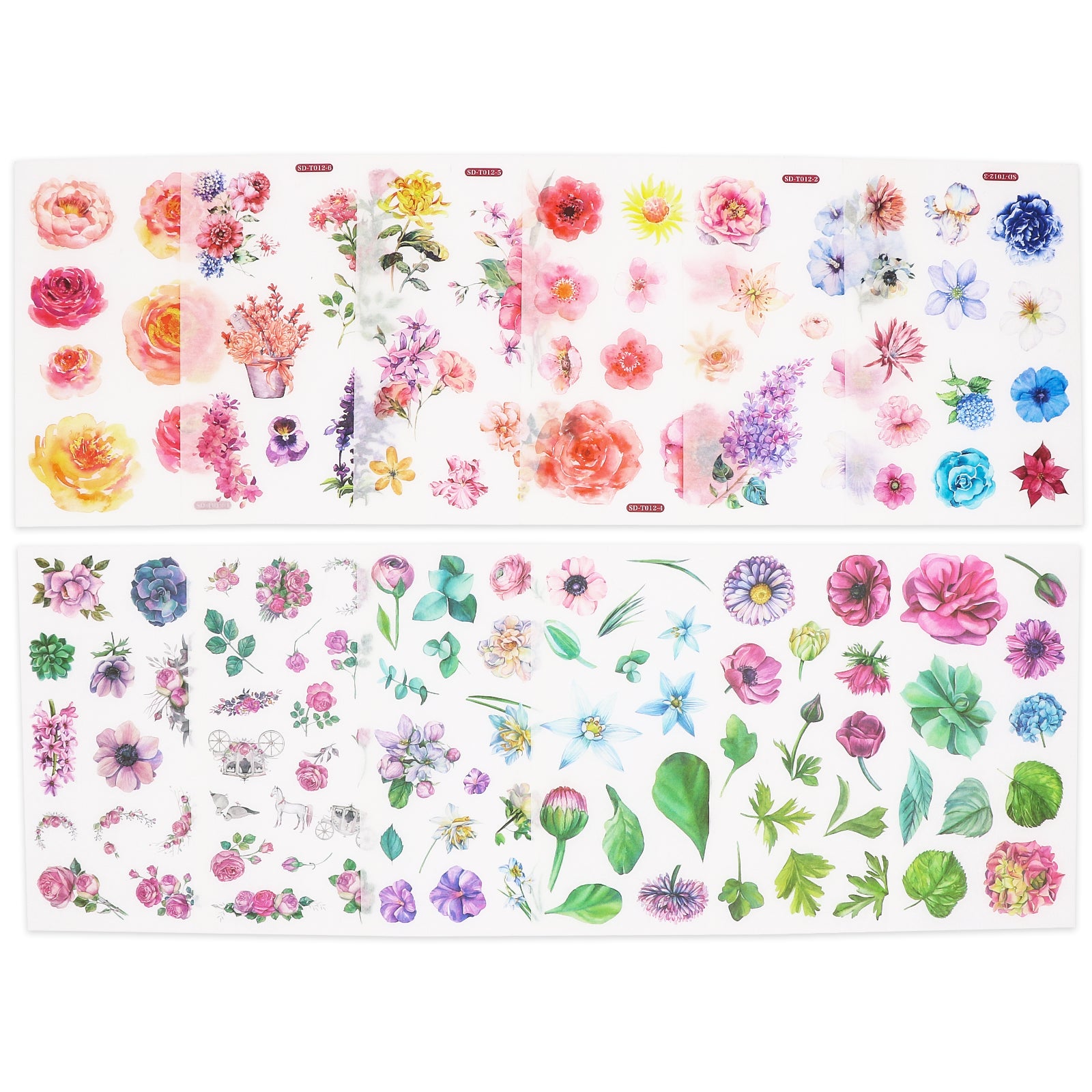 Pocket full of flowers (16 sticker flakes) for journaling and penpalin –  ArtStudioLea